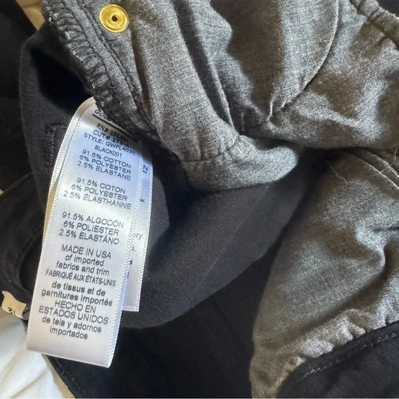 Good American Good Waist Laced Side Black Skinny Denim - Picture 8 of 8